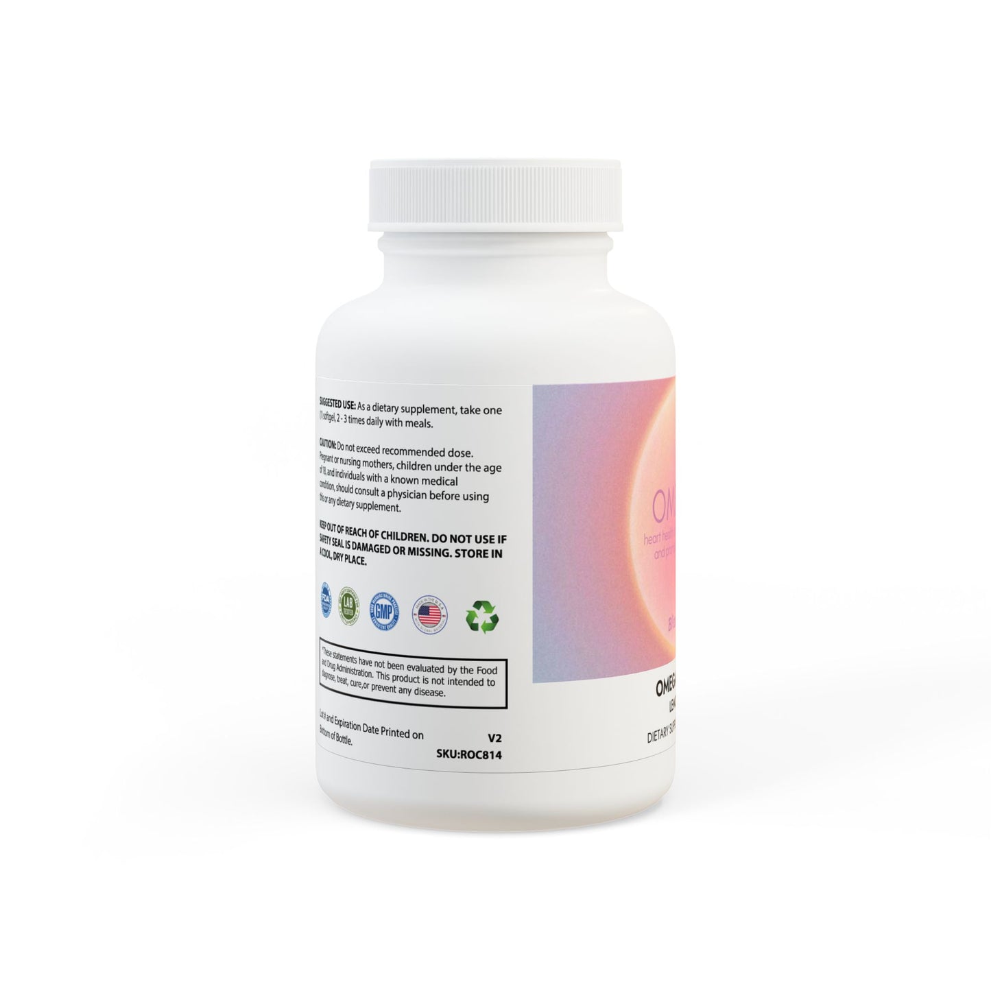 Omega 3 Fish Oil Supplement (60 Softgels)