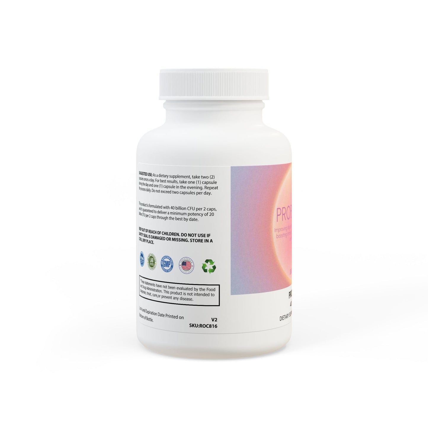 Probiotics Supplement (60 Capsules)