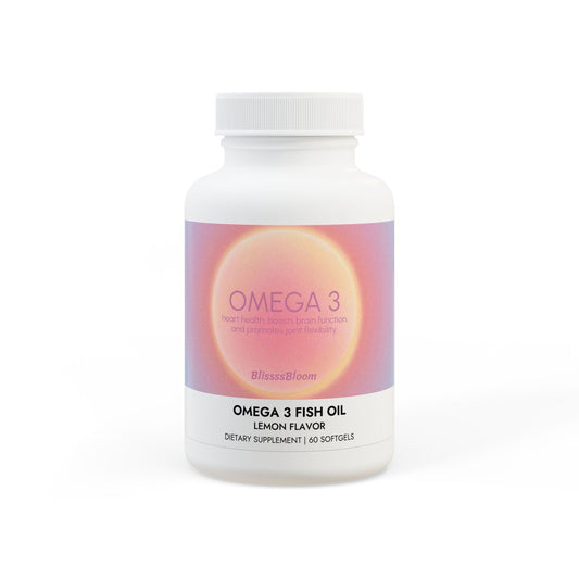 Omega 3 Fish Oil Supplement (60 Softgels)