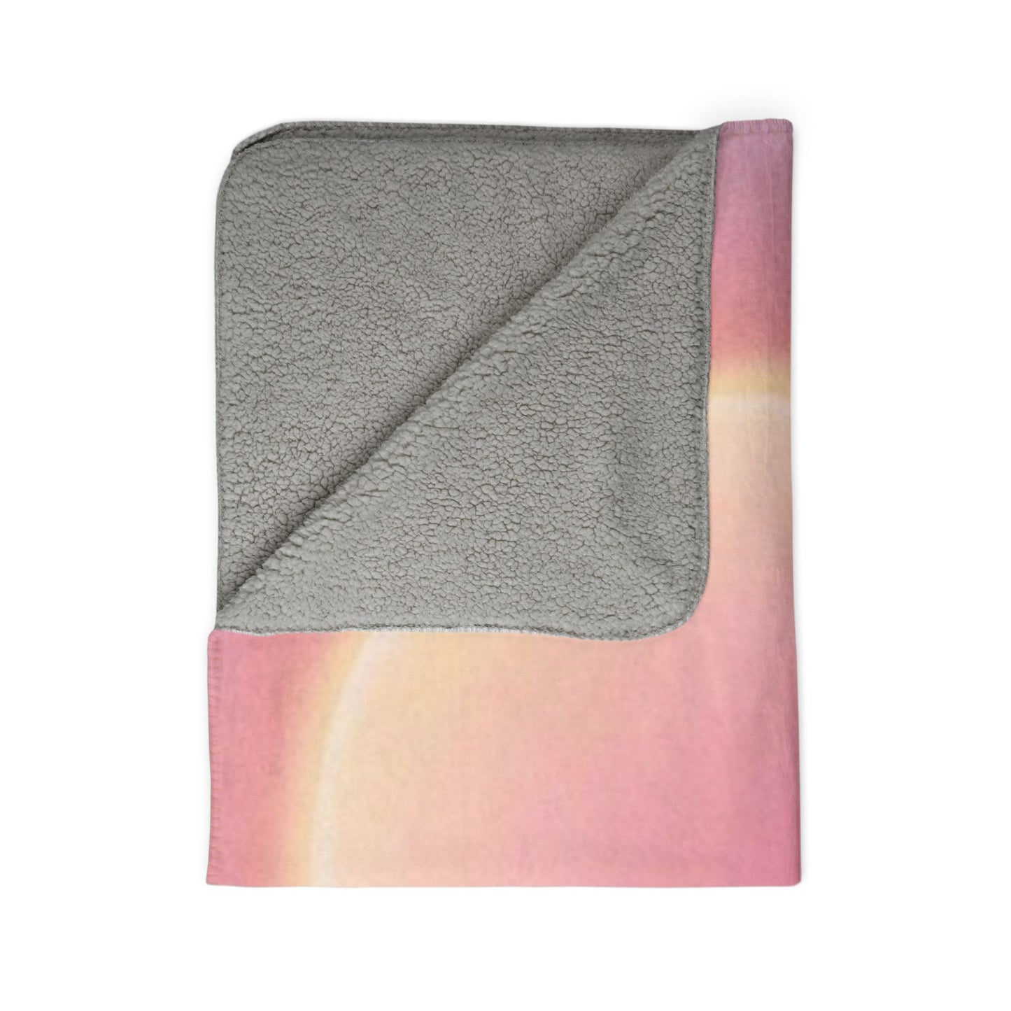 Sherpa Blanket - Pink Aura Cozy Fleece Throw